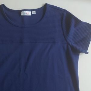 COPY - Denim & Co navy t-shirt